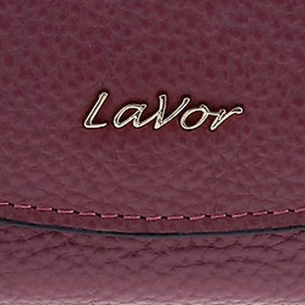 Πορτοφόλι δερμάτινο γυναικείο σκούρο ροζ LaVor 6039