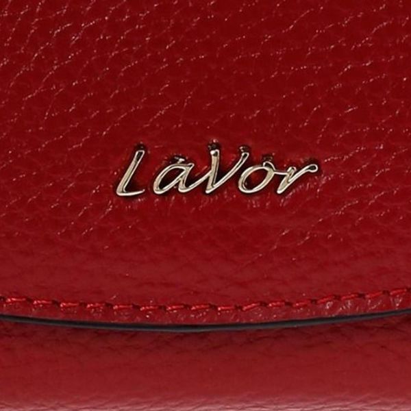 Women's  Horizontal Leather Wallet LaVor 6039 Red