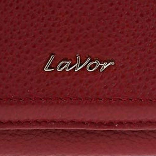 Πορτοφόλι δερμάτινο γυναικείο βυσσινί LaVor 6046