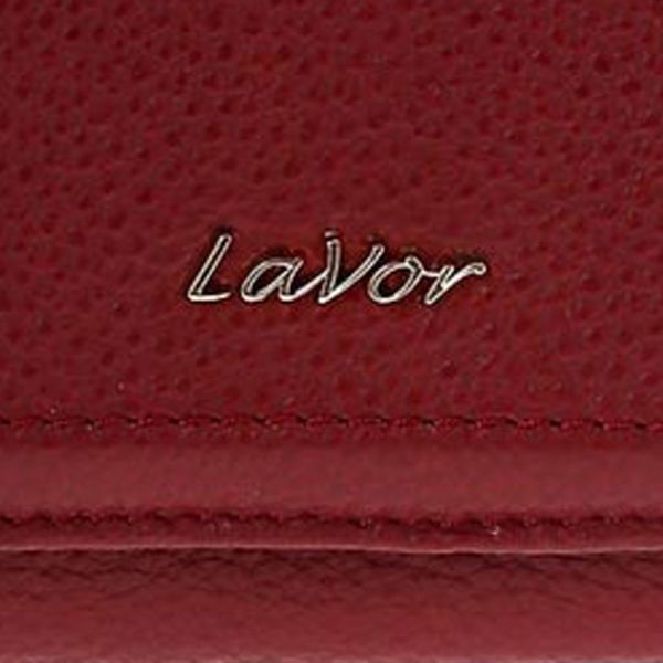 Women's  Horizontal Leather Wallet LaVor 6048 Burgundy