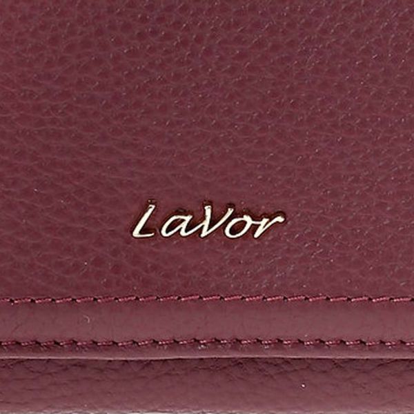 Πορτοφόλι δερμάτινο γυναικείο σκούρο ροζ LaVor 6046