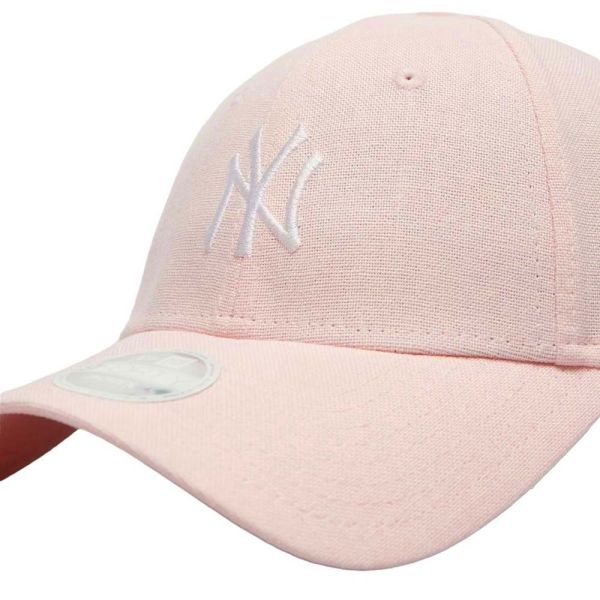 Καπέλο τζόκεϊ γυναικείο λινό ροζ New York Yankees New Era 9Forty Wmns MLB Linen Cap Pink