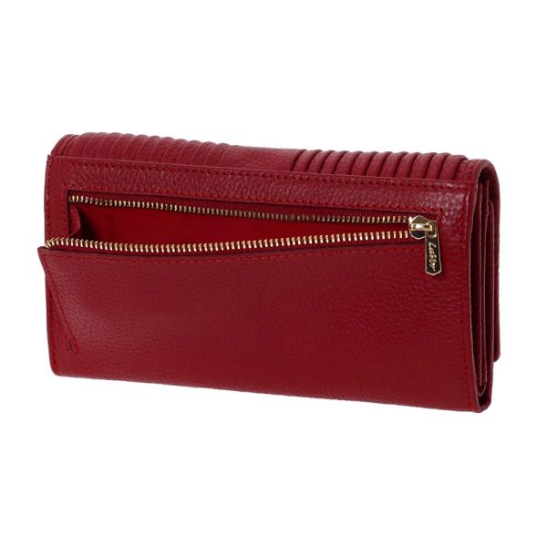 Women's  Horizontal Leather Wallet LaVor 6068 Red