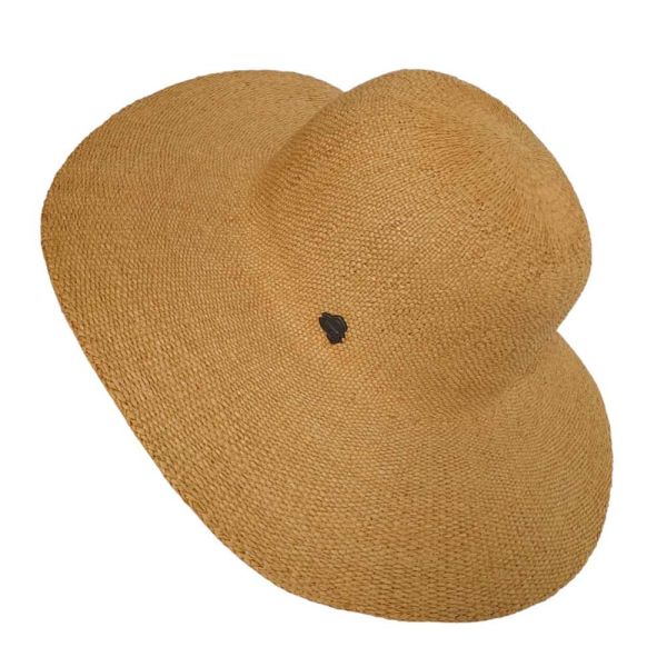 Καπέλο πλατύγυρο γυναικείο ψάθινο κάμελ  Women's Straw Hat Camel