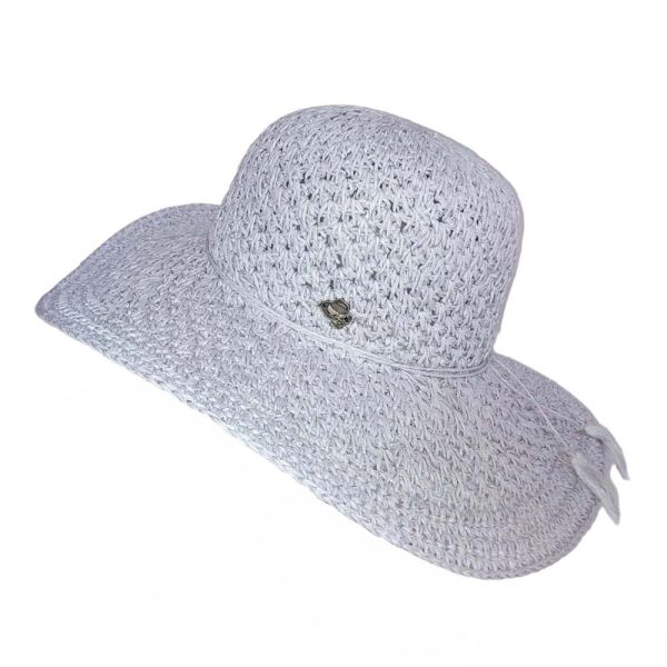 Women's Summer Adjustable Straw Hat Light Grey