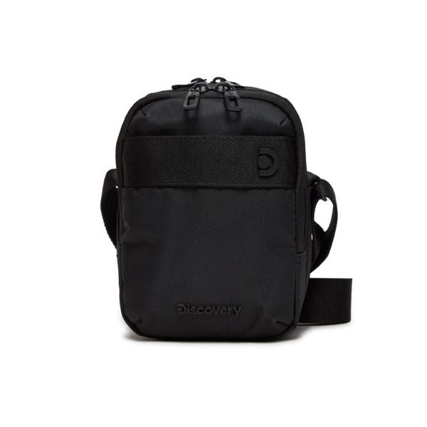 Τσαντάκι ώμου ανδρικό μαύρο  Discovery Downtown Utility Bag D00911.06 Black