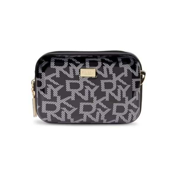 Γυναικείο τσαντάκι νεσεσέρ μαύρο DKNY Deco Signature Black