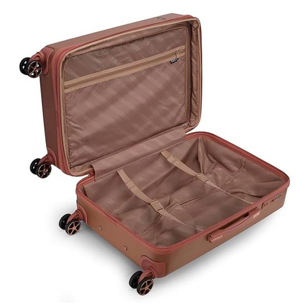 Medium Hard Expandable Luggage With 4 Wheels DKNY NYC 24'' Pink