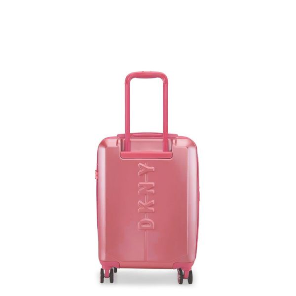 Cabin Hard Expandable Luggage With 4 Wheels DKNY NYC 20'' Pink
