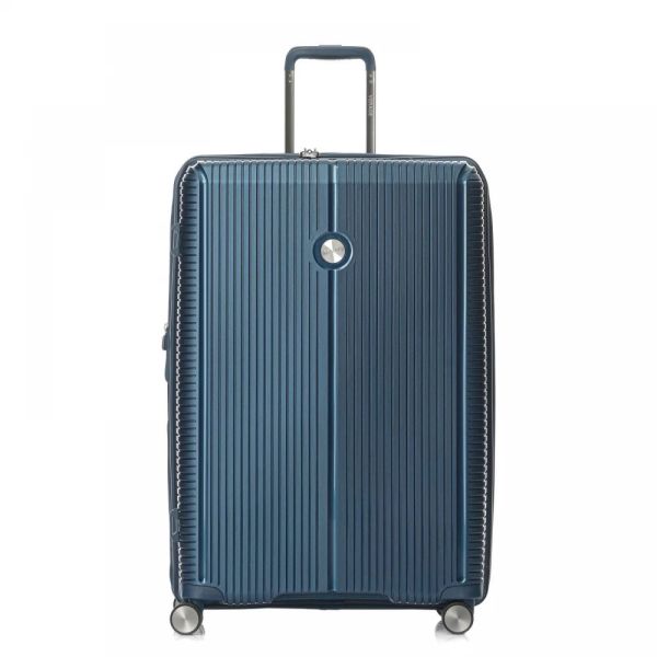 Large Hard Expandable Luggage 4 Wheels  Verage Rome Blue VG19006-28