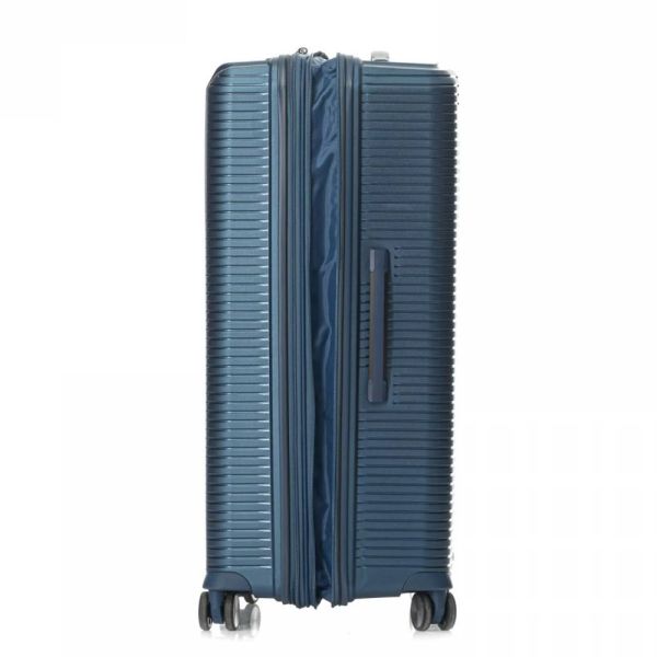 Large Hard Expandable Luggage 4 Wheels  Verage Rome Blue VG19006-28