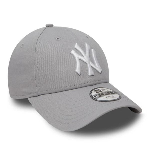 Καπέλο τζόκεϊ παιδικό γκρι  New York Yankees New Era 9Forty League Essential Cap Grey