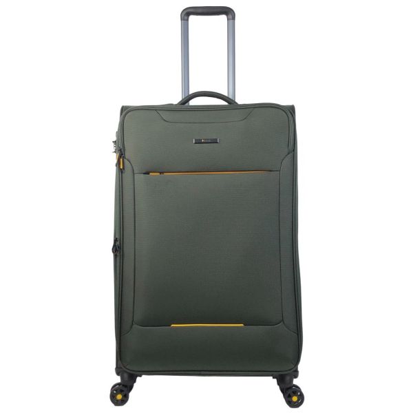 Large Soft Expandable Luggage 4 Wheels RCM 213  28” Olive Green