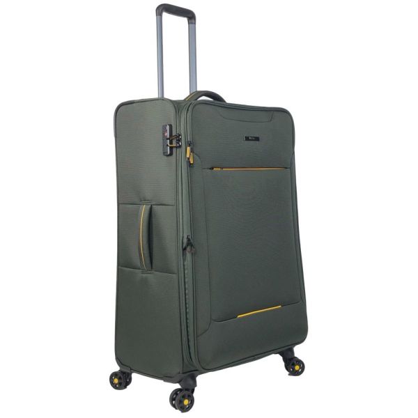 Large Soft Expandable Luggage 4 Wheels RCM 213  28” Olive Green