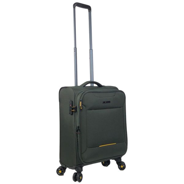Cabin Soft Expandable Luggage 4 Wheels RCM 213  20” Olive Green