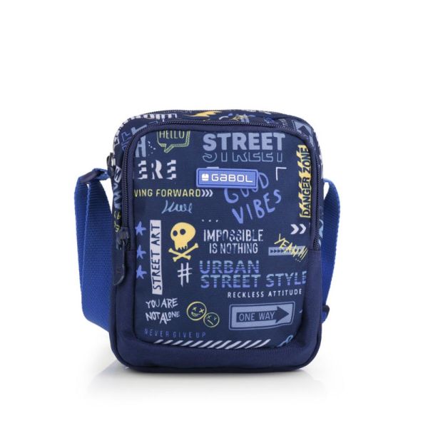 Τσαντάκι ώμου μικρό μπλε Gabol Skull Shoulder Bag