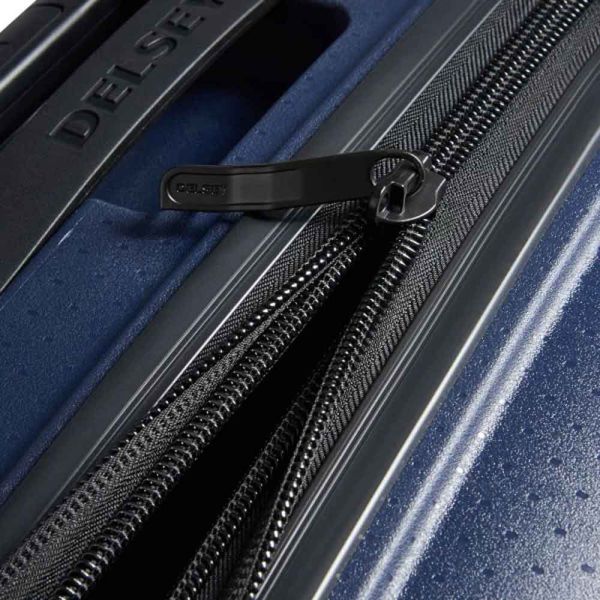 Medium Hard Luggage 4 Wheels Delsey Belmont Plus Dark Blue