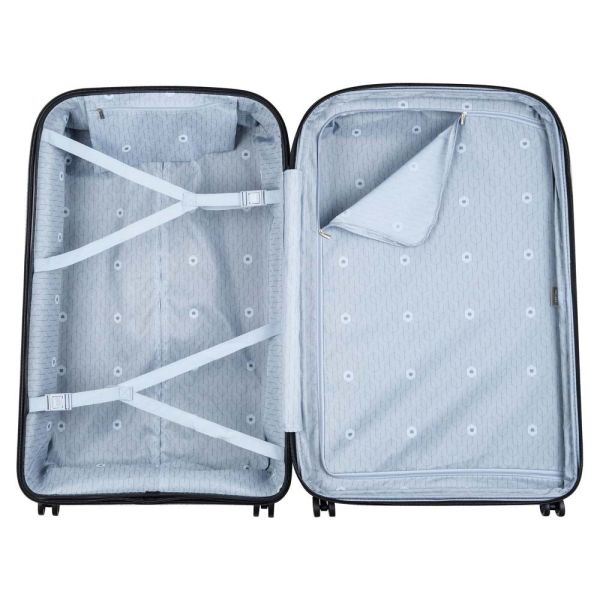 Medium Hard Luggage 4 Wheels Delsey Belmont Plus Dark Blue