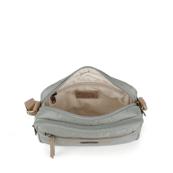 Τσάντα μικρή ώμου γυναικεία φιστικί Gabol Zahara Shoulder Bag Pistachio