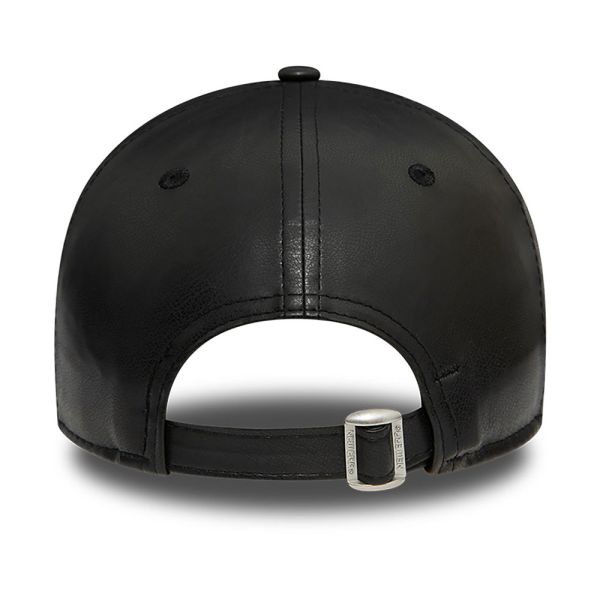 Women's Winter Cap New York Yankees New Era 9Forty Faux Leather Black /Black