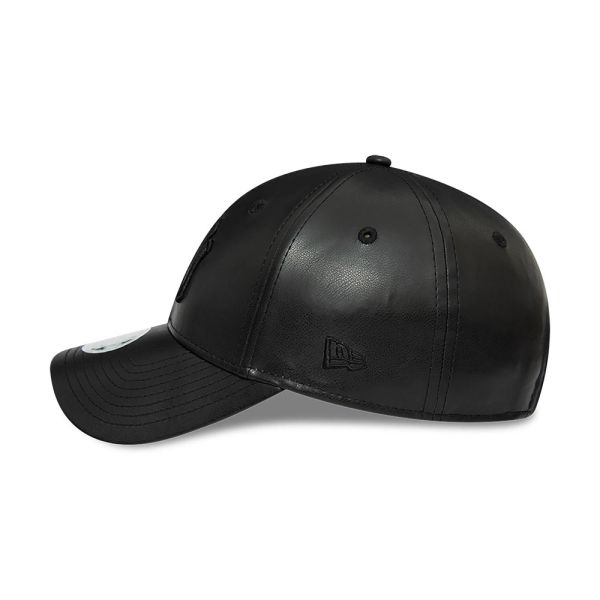 Women's Winter Cap New York Yankees New Era 9Forty Faux Leather Black /Black