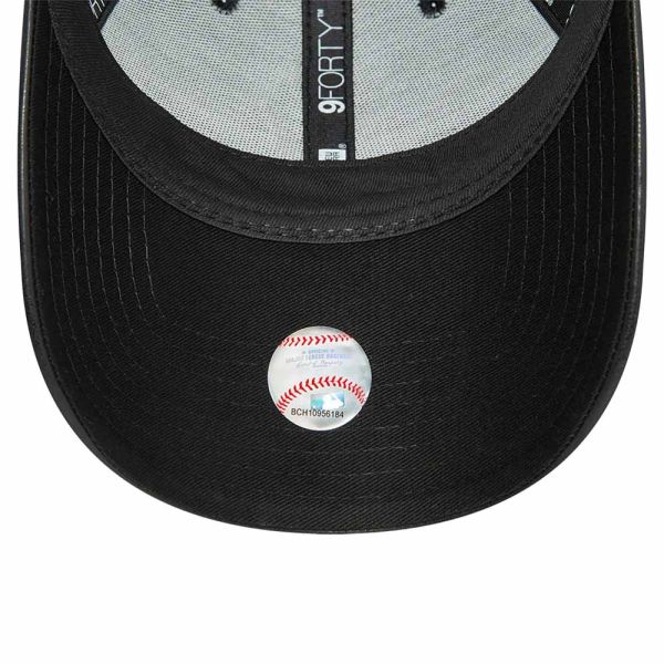 Women's Winter Cap New York Yankees New Era 9Forty Faux Leather Black /Black