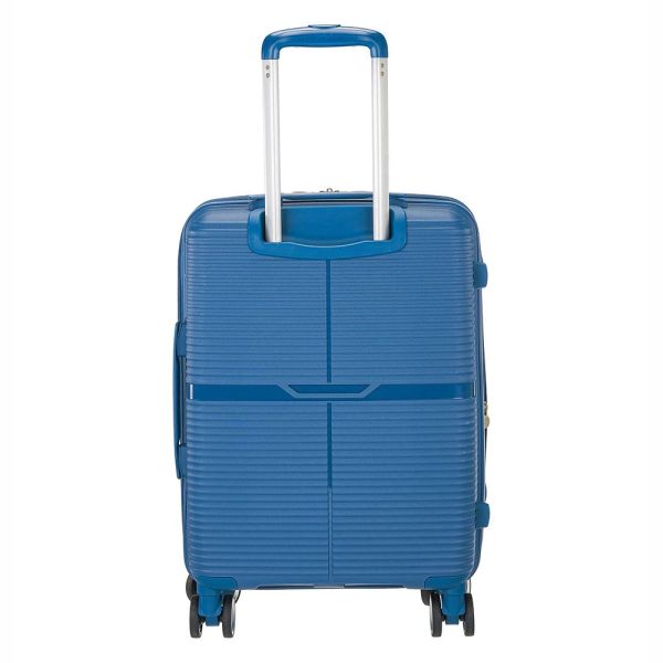 Cabin Hard Expandable Luggage 4 Wheels RCM 815  20” Blue