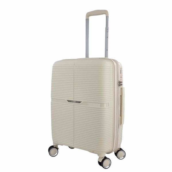 Cabin Hard Expandable Luggage 4 Wheels RCM 815  20” Ecru