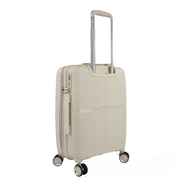 Cabin Hard Expandable Luggage 4 Wheels RCM 815  20” Ecru