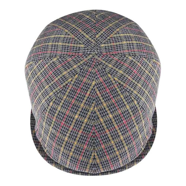 Men's Winter Cap Kangol Pattern Flexfit  Grey Plaid