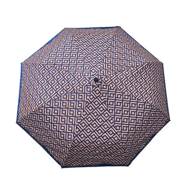 Ομπρέλα γυναικεία σπαστή αυτόματη μπλε Pierre Cardin Automatic Folding Umbrella Blue