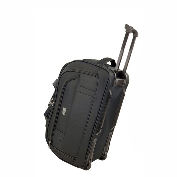 Τσάντα ταξιδίου με ρόδες μεσαία μαύρη Rain Travel Bag RB1123