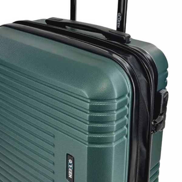 Cabin Hard Expandable Luggage 4 Wheels Green RB8013C 55 cm Forest