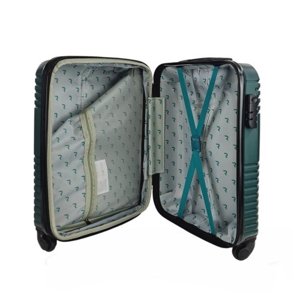 Cabin Hard Expandable Luggage 4 Wheels Green RB8013C 55 cm Forest