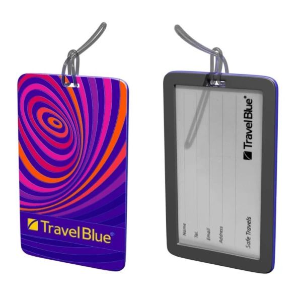 Ετικέτες βαλιτσών Travel Blue Waves