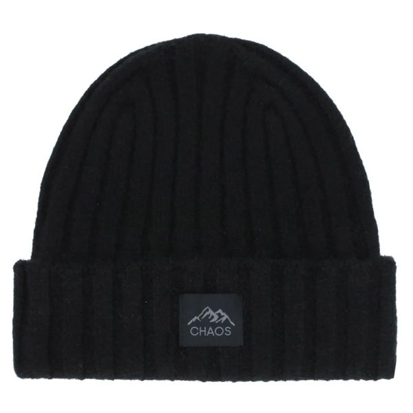 Σκούφος πλεκτός μαύρος Chaos Brio Beanie Black