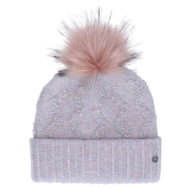 Σκούφος πλεκτός γυναικείος ροζ με πομ - πον Chaos Sparkle Pom Beanie Dusty Rose