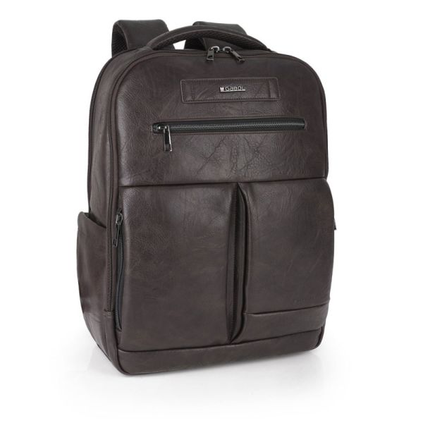 Business Backpack Gabol Commant Brown