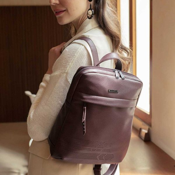 Σακίδιο πλάτης γυναικείο βυσσινί Gabol Olivia Backpack