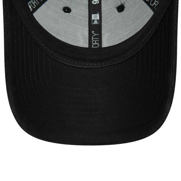 Καπέλο τζόκεϊ φλις μαύρο New York Yankees New Era 9Forty Womens Cosy Cap Black / White