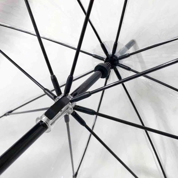 Long Manual  Umbrella Transparent Guy Laroche