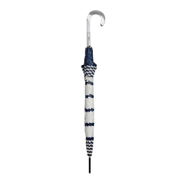Long Automatic Women's Umbrella Guy Laroche Striped Ecru