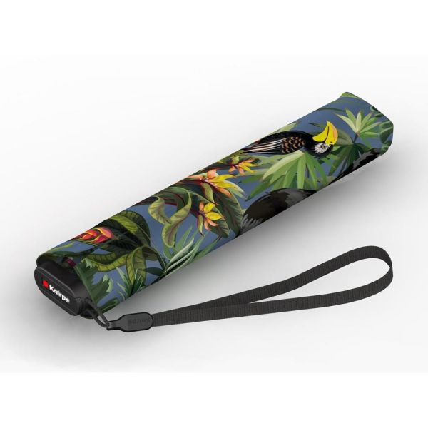 Ultra Light Slim Manual Folding Umbrella Knirps US.050 Tropical