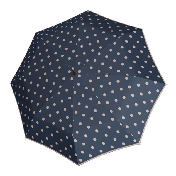 Ομπρέλα μεγάλη αυτόματη πουά μπλε Knirps Stick Umbrella A.760 Automatic Dot Art Ocean