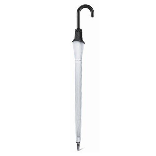 Long Automatic Windproof Transparent Escort Umbrella Happy Rain Golf AC Clear Black