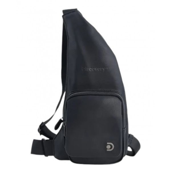 Τσάντα  ώμου - πλάτης μαύρη Discovery Heritage Sling Bag D03355.06 Black