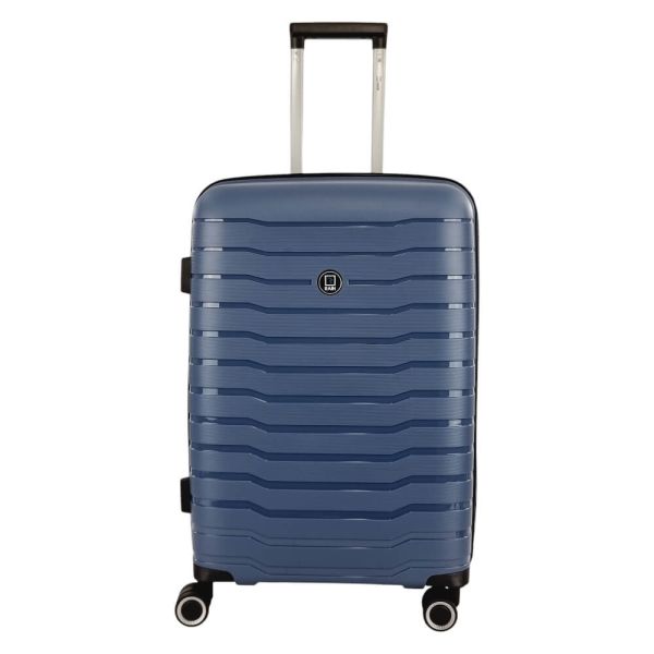 Medium Hard Expandable Luggage With 4 Wheels Rain RB80104  65 cm Blue