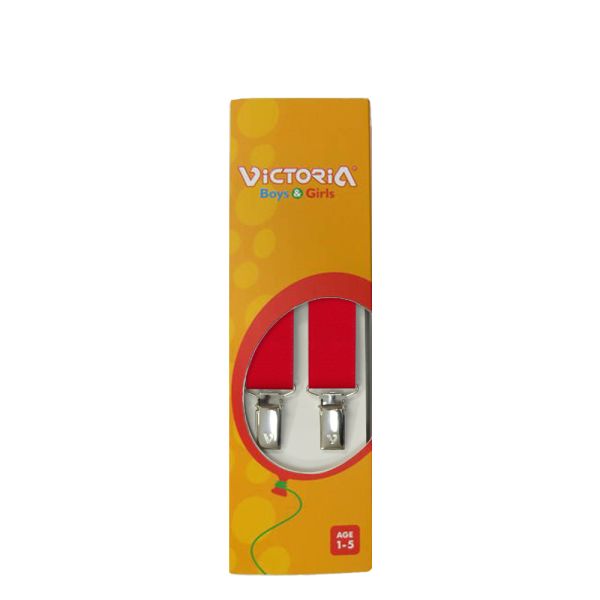 Τιράντες παιδικές κόκκινες Victoria Kid's Suspenders