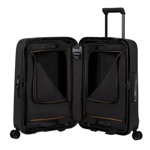 Cabin Hard Luggage 4 Wheels Samsonite Essens Spinner 55/20 Graphite