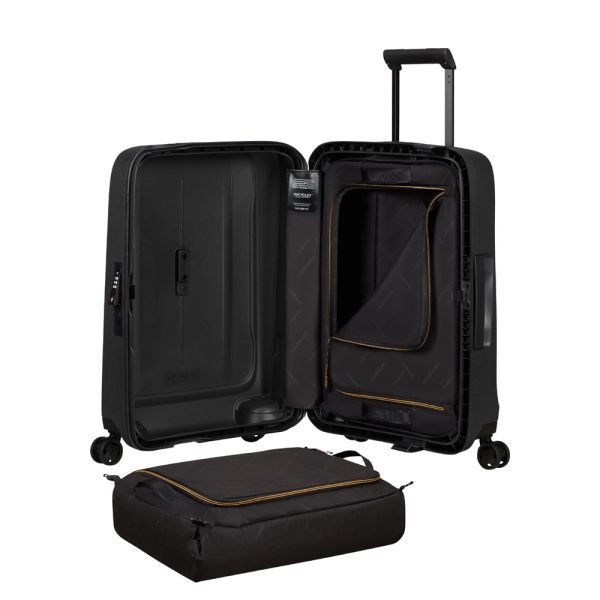 Cabin Hard Luggage 4 Wheels Samsonite Essens Spinner 55/20 Graphite
